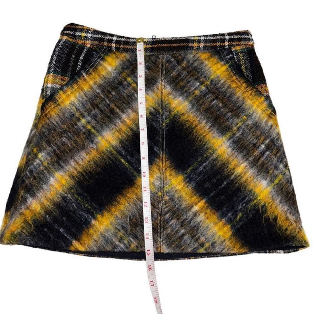 Urban Outfitters Journey Wool Pelmet Plaid Mini Skirt Size S - Picture 11 of 13
